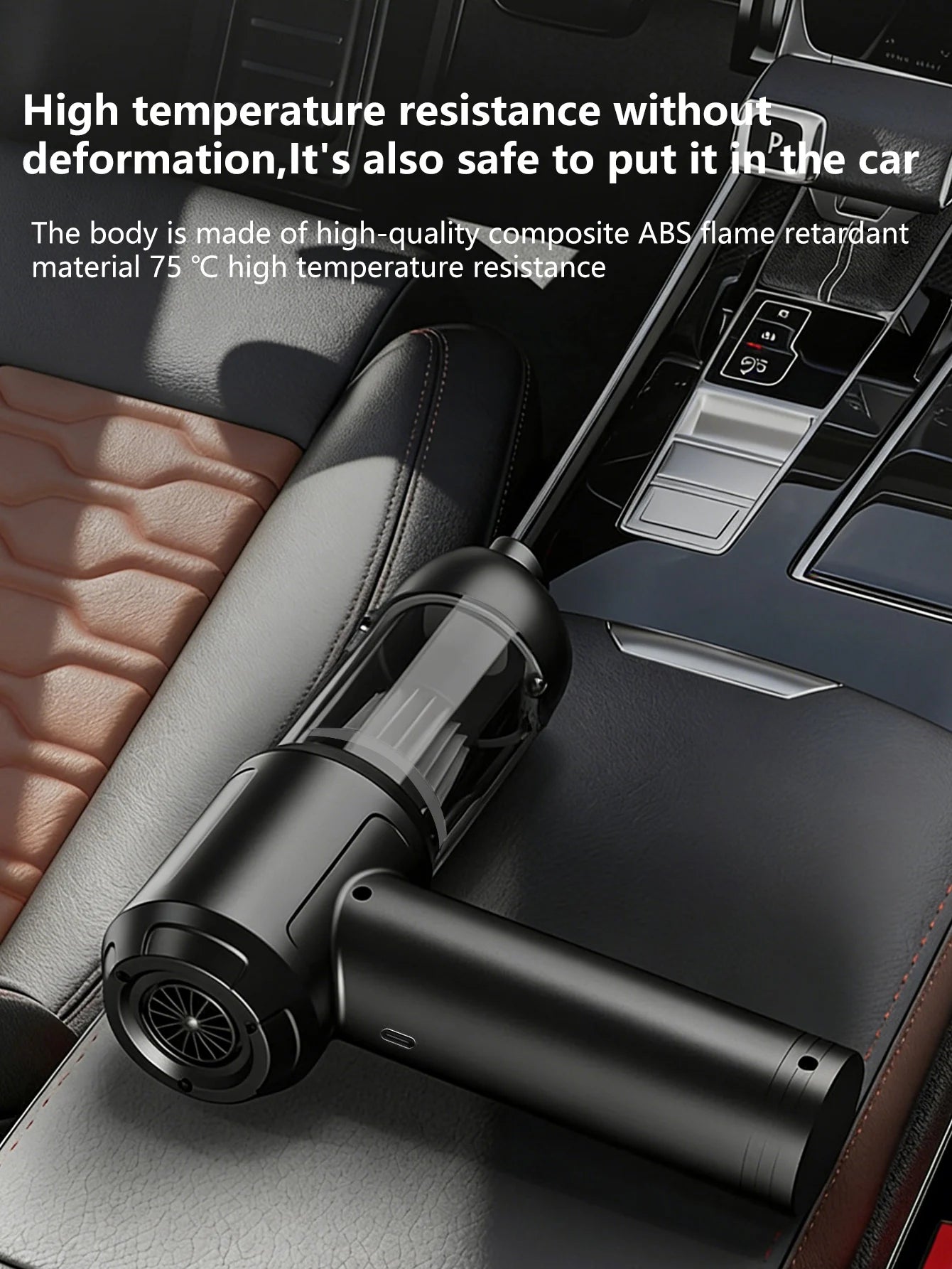 Portable Handheld Vacuum Cleaner ,High Power Mini Car Vacuum , Instant Suction Without Backflow ,Ideal for Car Interior & Home