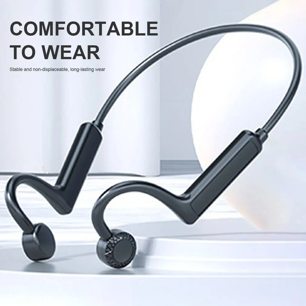 Wireless Bone Conduction Earphones Bluetooth Headsets Waterproof Comfortable Wear Open-Ear Hook Sports Headphones Dropshipping