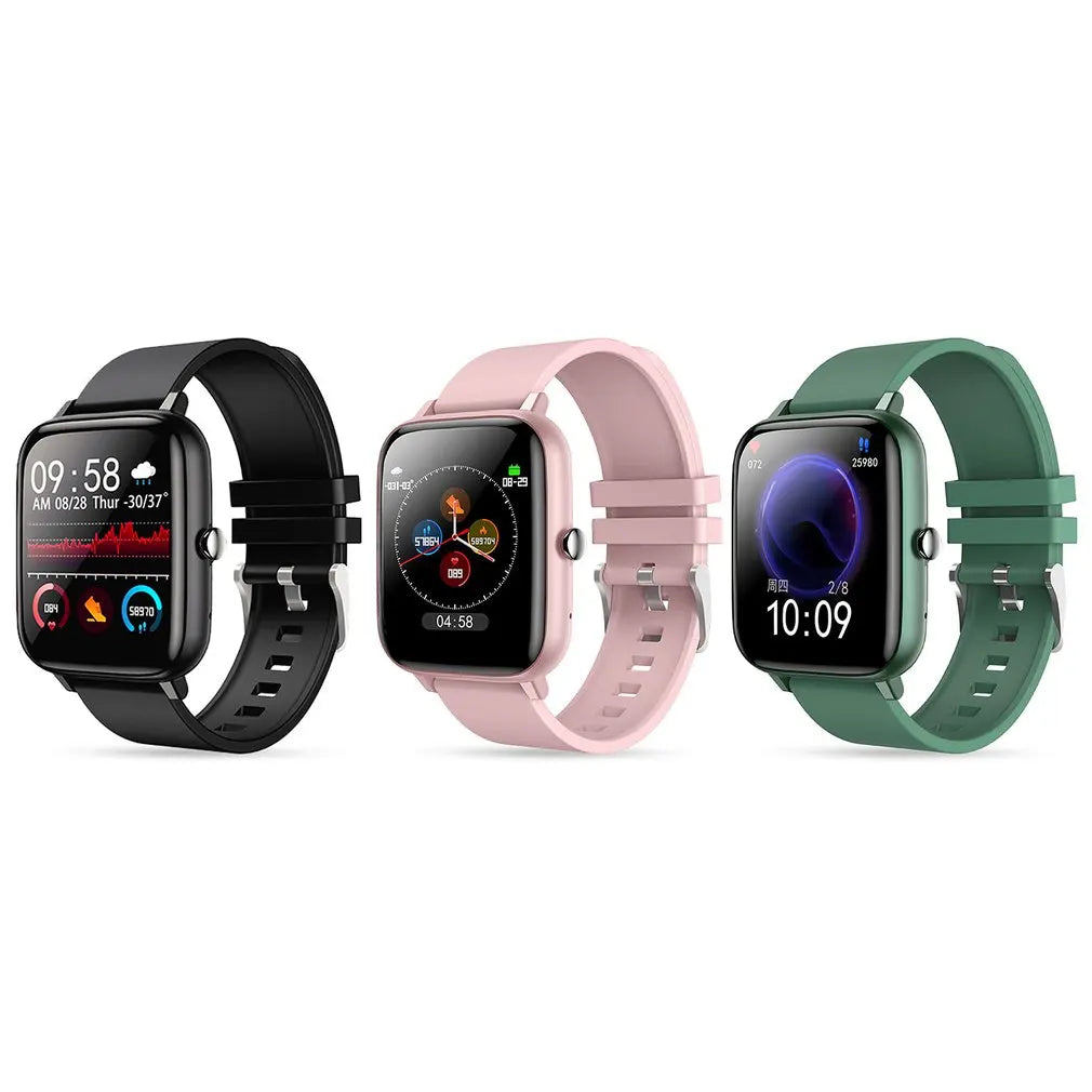 P6 Smart Watch Waterproof Sport Fitness Tracker Bluetooth Call Watches Blood Pressure Monitor Pedometer Smartwatch Dropshipping