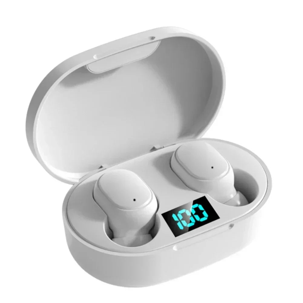 2026 New E6S Wireless Earbuds Noise Canceling Waterproof Ear Buds in-Ear Stereo Headphones with LED Display Charging Case