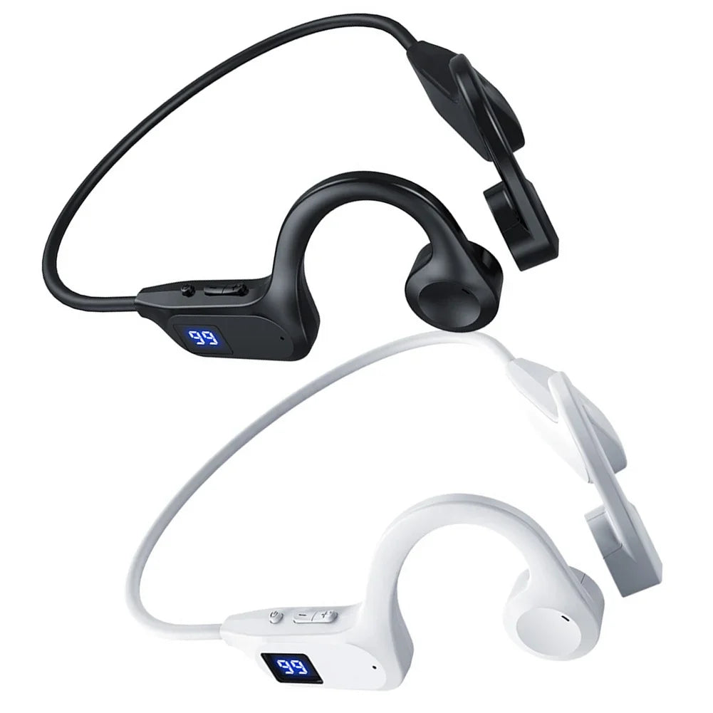 Bone Conduction Headphones-compatible Wireless Headset Waterproof Sports Headset Ear Hanging Type Bilateral Stereo Earphones