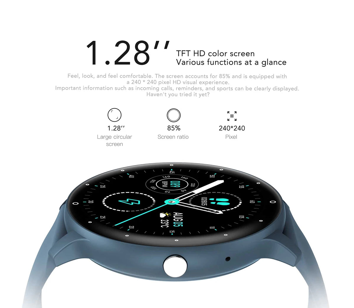 MISIRUN Bluetooth Call Smart Watch For Men Women 24H Heart Rate Monitoring Sports Fitness Tracker IP67 Waterproof Smartwatch New