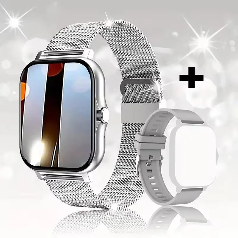 New Smart Watch Android IOS Phone 2.01'' Inch Color Screen Bluetooth Calls Blood Oxygen Monitor smartwatch For Women Men Gifts