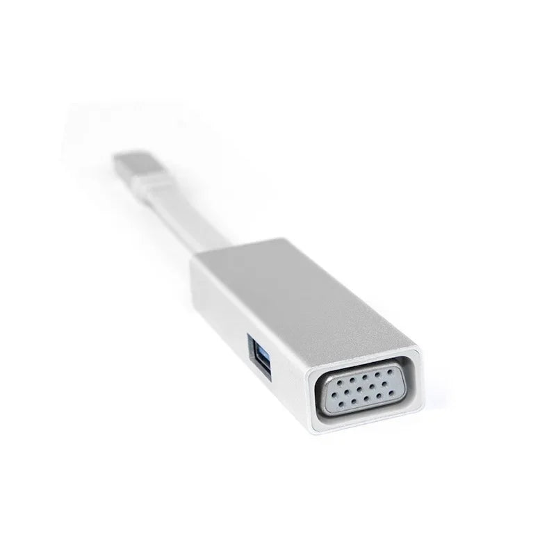 Three-in-one Docking Station USB-C To VGA HD Usb3.0hub Hub PD Power Supply Type-C Docking Station