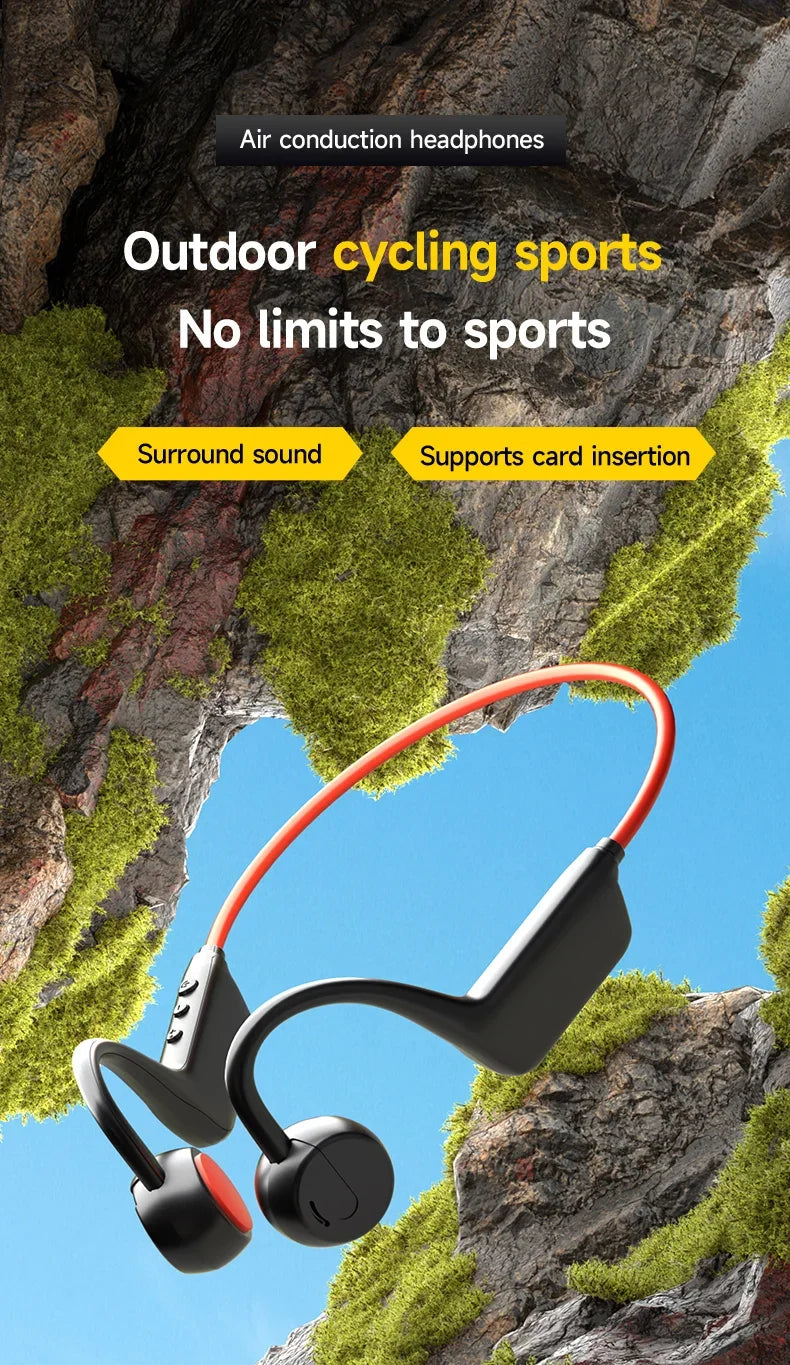 Bone Conduction Headset Wireless Swimming Sports Headphone IPX8 Bluetooth 5.4 With Mic Waterproof Exercise Fitness 2026 NEW