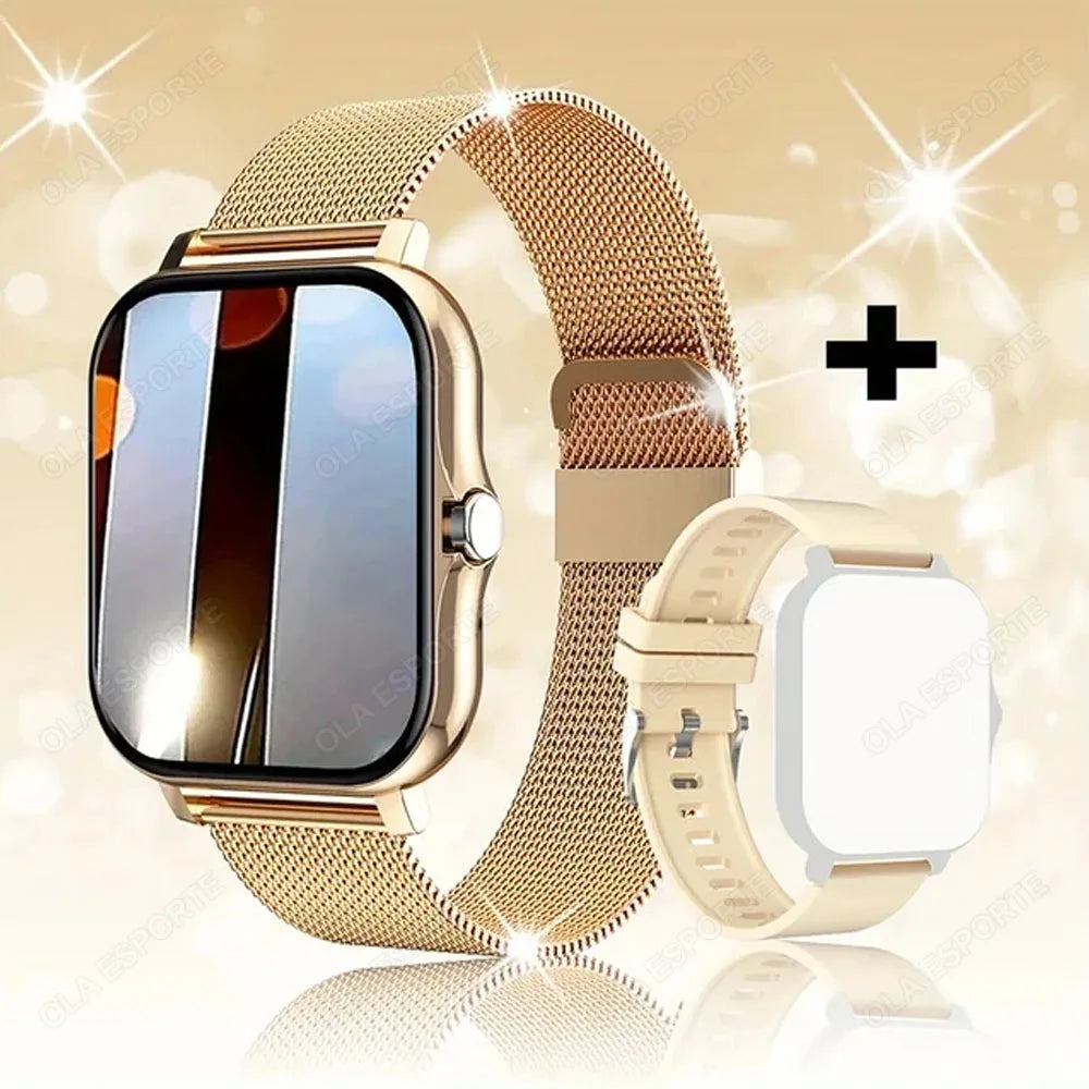 2025 New Smart Watch Men Women Gifts 1.83'' Full Touch Screen Sport Fitness Tracker Smartwatch Men BT Calls Digital smarthwhatch