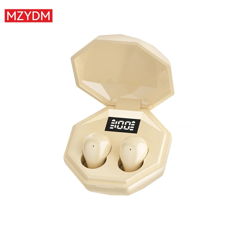 Mini Sleep Earbuds Wireless Headphones TWS Bluetooth 5.4 Earphones HIFI Stereo Noise Reduction Invisible Heasets For Home Work