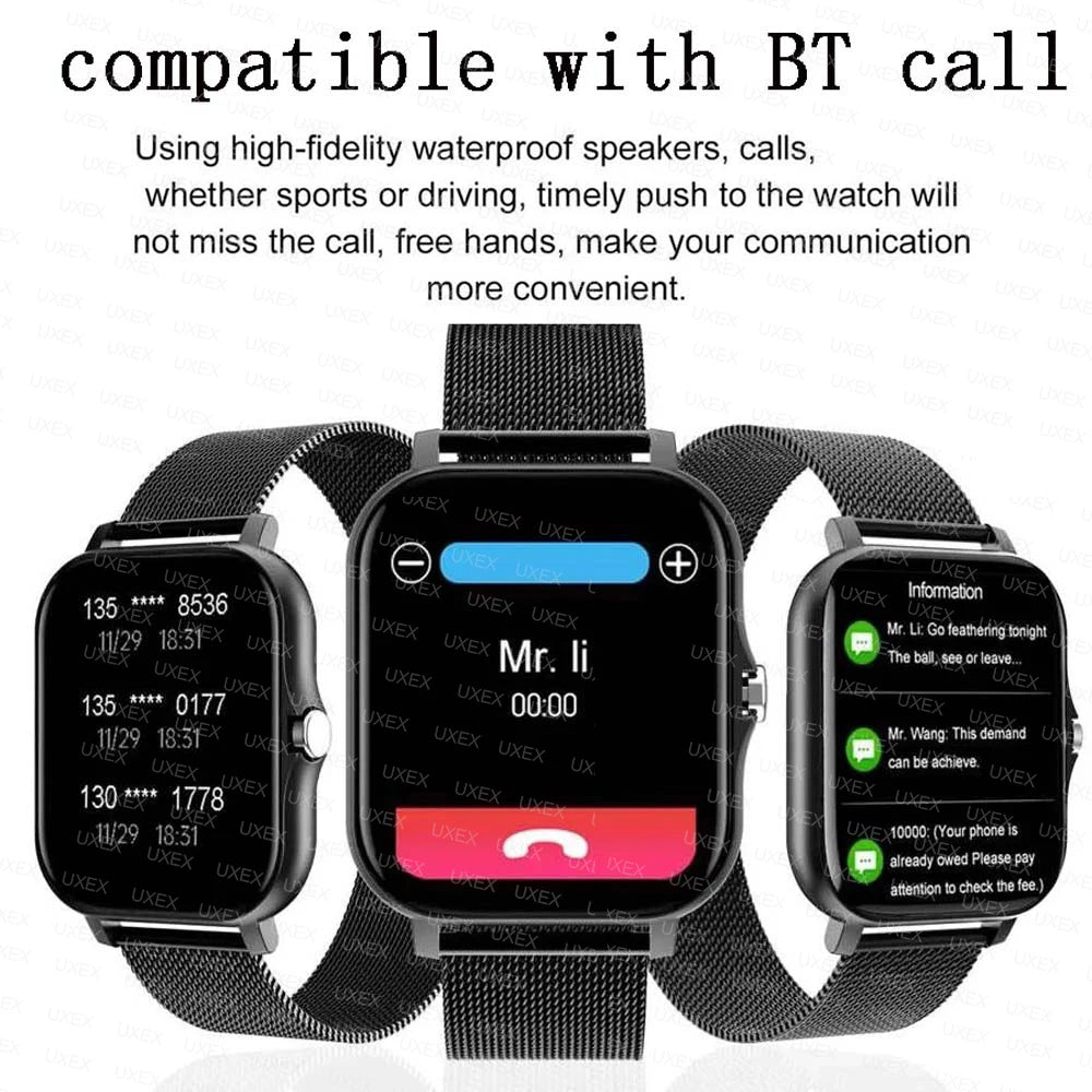 1.83'' Sports Smart Watch Fitness Clock Health Monitor Waterproof Smartwatch Wireless Call Watches For Men Women Android Ios New