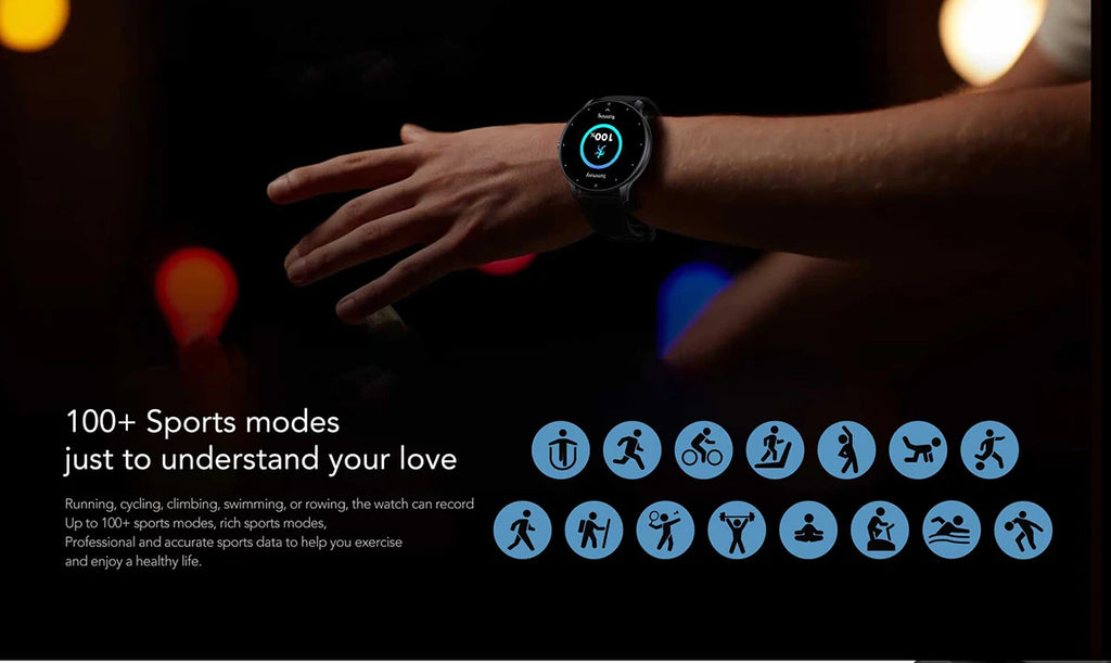 MISIRUN Bluetooth Call Smart Watch For Men Women 24H Heart Rate Monitoring Sports Fitness Tracker IP67 Waterproof Smartwatch New