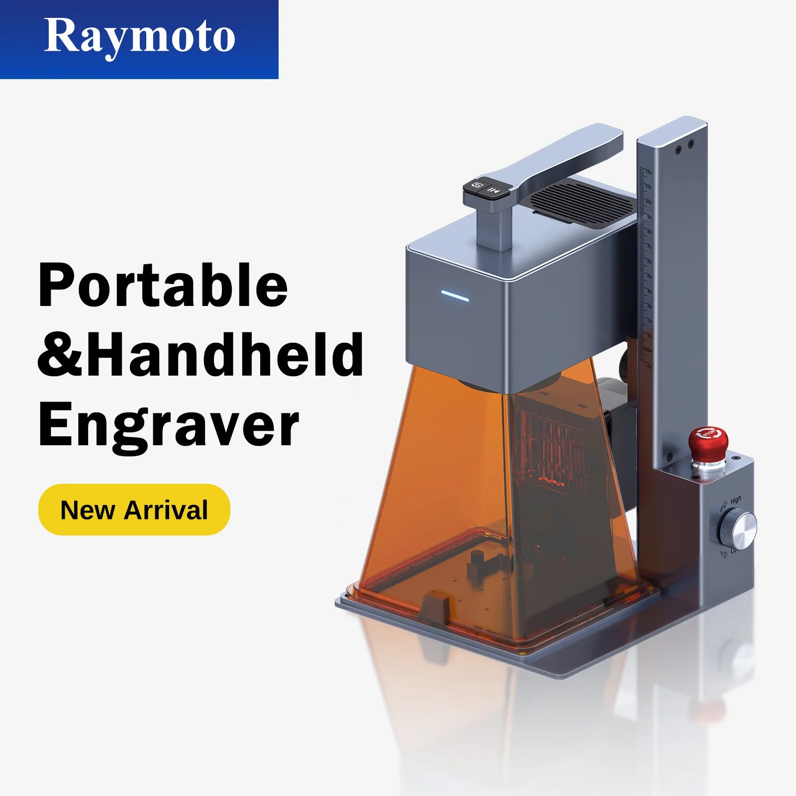 Raymoto R1 10W/R1 PRO 20W Portable Laser Engraver  Compact DIY Easy to Use Fast Engraving Speed Laser Engraving Machine