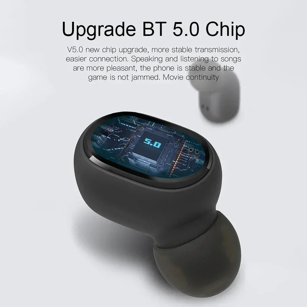 2026 New E6S Wireless Earbuds Noise Canceling Waterproof Ear Buds in-Ear Stereo Headphones with LED Display Charging Case