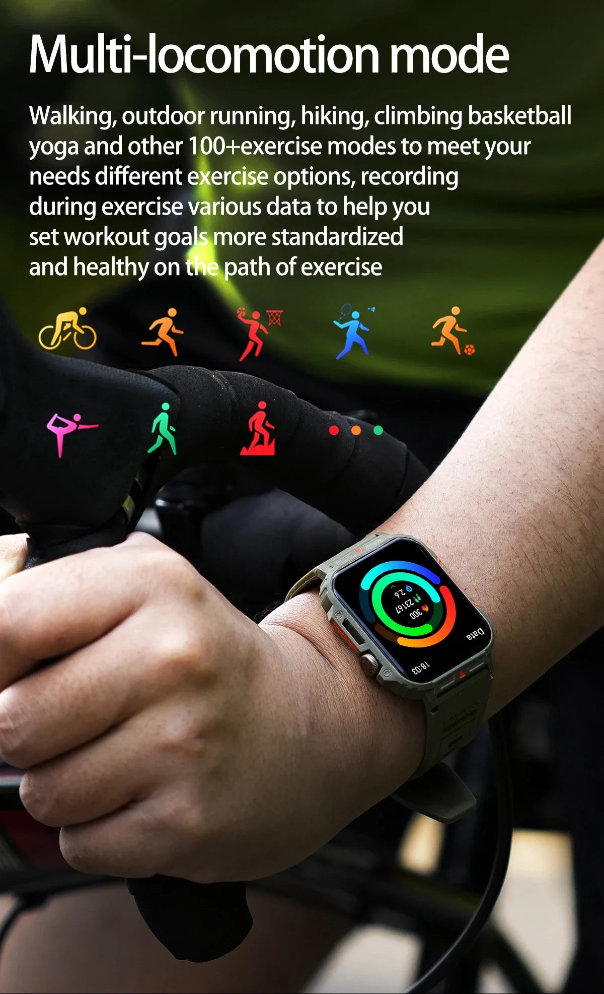 2026 Smartwatch 1.95" Inch Screen Health Monitoring Watches IP68 Waterproof  Sport Fitness Smart Watch Android IOS For Men Women