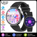 LIGE New 1.27" HD Screen Smart Watch For Women Health Band Waterproof Fitness Tracker Bluetooth Call Bracelet Ladies Smartwatch