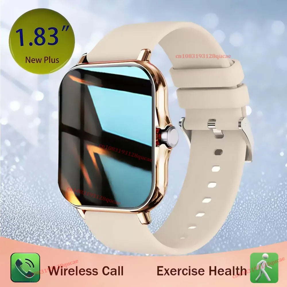 1.83'' Sports Smart Watch Fitness Clock Health Monitor Waterproof Smartwatch Wireless Call Watches For Men Women Android Ios New