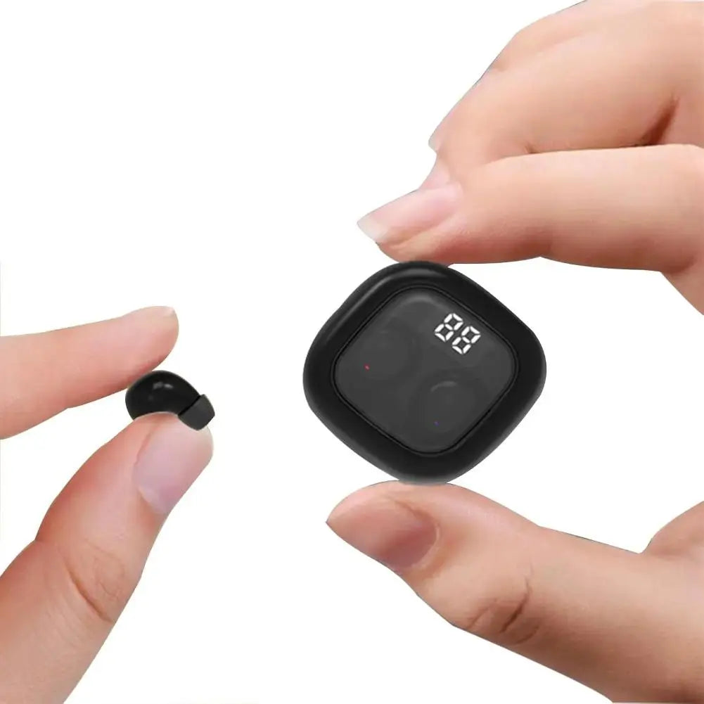 Invisible Sleep Wireless Earbuds Mini In Ear Bluetooth Headphones Long Battery Life Soft Wear Noise Blocking Earphones
