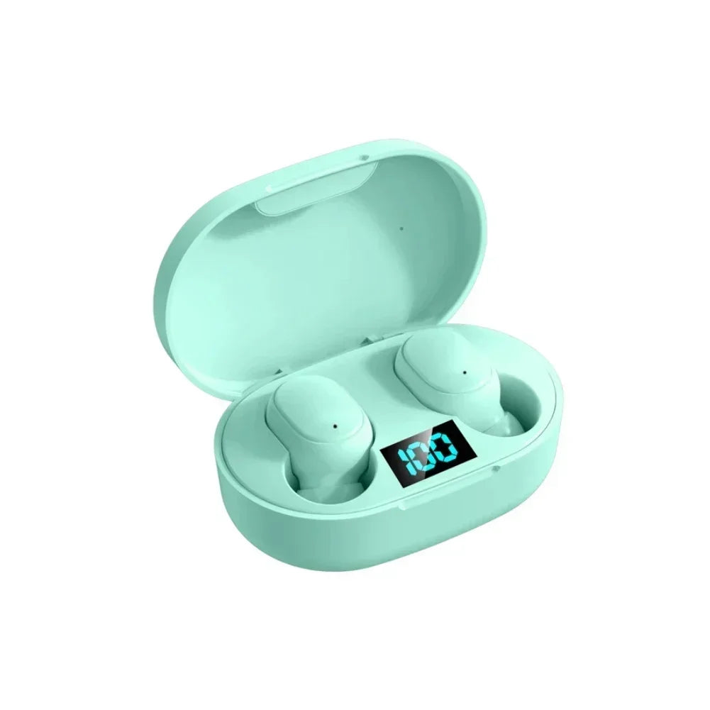 2026 New E6S Wireless Earbuds Noise Canceling Waterproof Ear Buds in-Ear Stereo Headphones with LED Display Charging Case