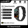 LAXASFIT New 1.45" HD Screen Smartwatch Men Women Bluetooth Call Voice Sport Fitness Tracker Smart Watch For Android IOS