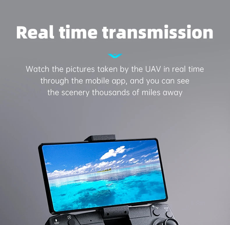 X6Pro Mini Drone 4K Professional HD Camera with Large Screen 2.4G WIFI FPV Dron Brushless Optical Flow Hover Folding Quadcopter