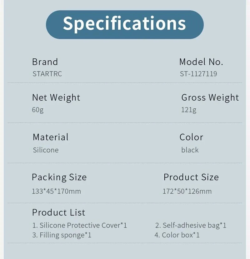 Lito X1/1 Silicone Case for DJI RC 2 Scratch Proof Protection Cover for DJI NEO 2/NEO 1/Mavic 4 Pro/Mini 5 Pro Control Accessory