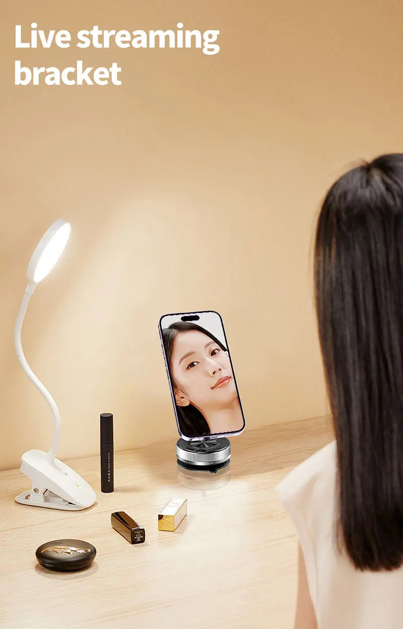 Magnetic Phone Holder for Car - Upgraded 360° Vacuum Magnetic Phone Holder for Your Car/Gym/Mirror Mount for iPhone & Android