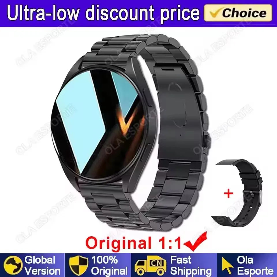 Smart Watch 1.32inch HD AMOLED Screen Bluetooth Call Health Monitor Smartwatch Men Women Fitness Sports Watches For Android IOS