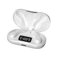 TWS Wireless Bluetooth 5.3 Earphone With Noise canceling LED Power Display Sport Earbuds Casein-Ear Music Clip on Earpods