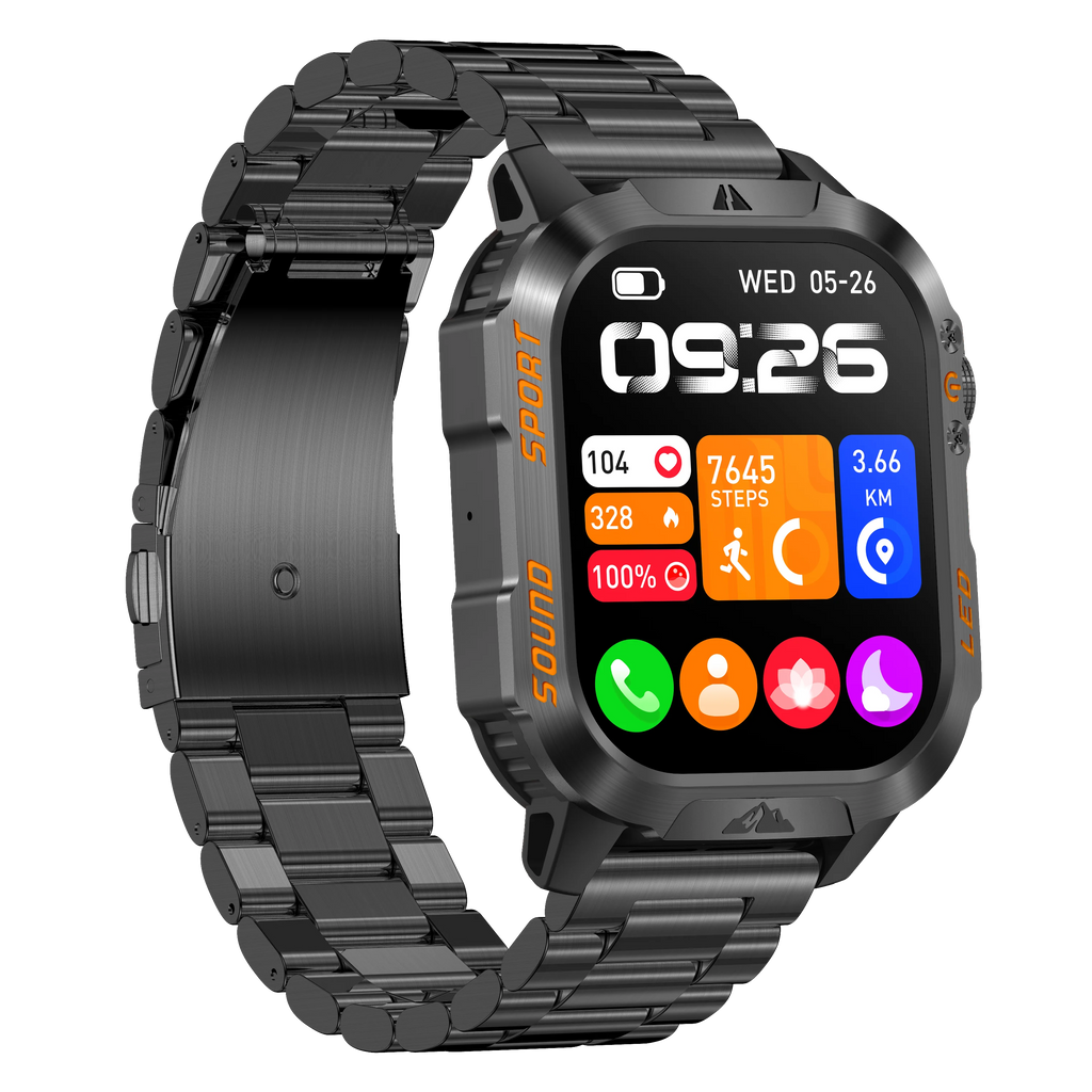New Smart Bracelet Watch Bluetooth Call Heart Rate Blood Oxygen Pressure Weather Phyiological Cycle Sports Tracker