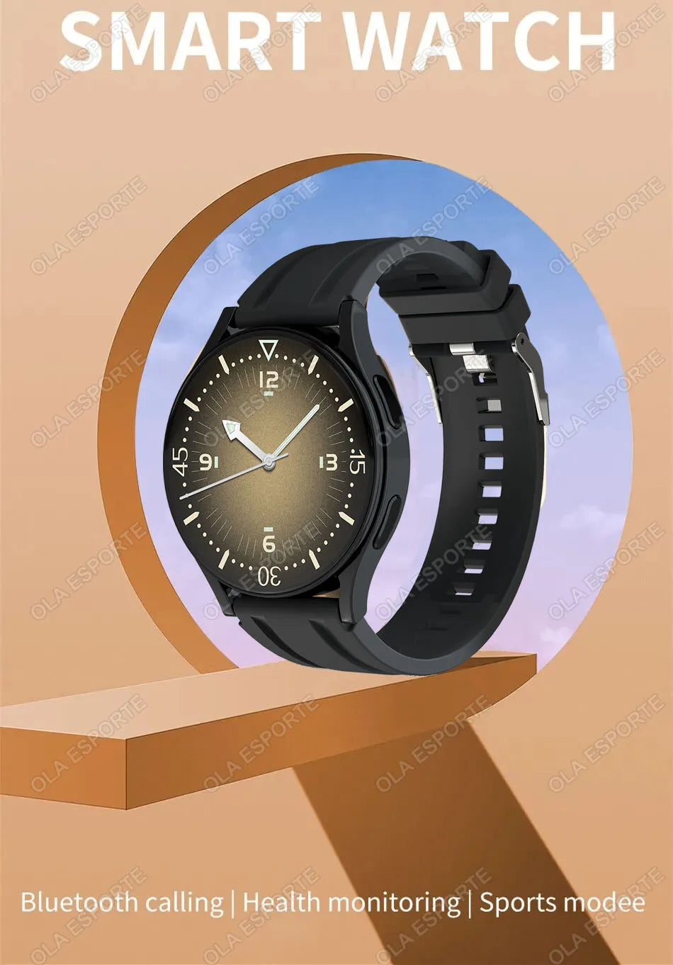 Smart Watch 1.32inch HD AMOLED Screen Bluetooth Call Health Monitor Smartwatch Men Women Fitness Sports Watches For Android IOS