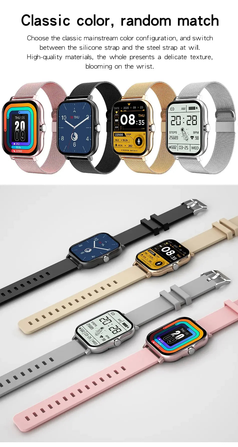 2024 New Bluetooth Answer Call Smart Watch Men Touch Call Fitness Tracker Waterproof Sport Smartwatch Women For Android IOS Gift