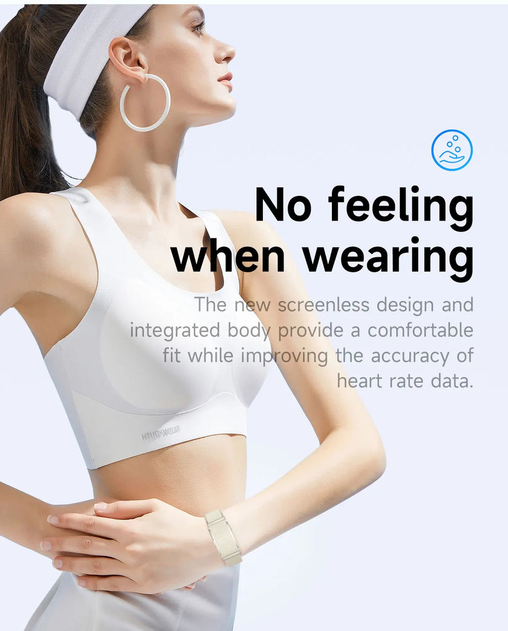 2025 New Screenless Smart Watch Men Sport Outdoors Fitness Tracker Heart Rate Monitor IP68 Waterproof Smartwatch For Andrio iOS