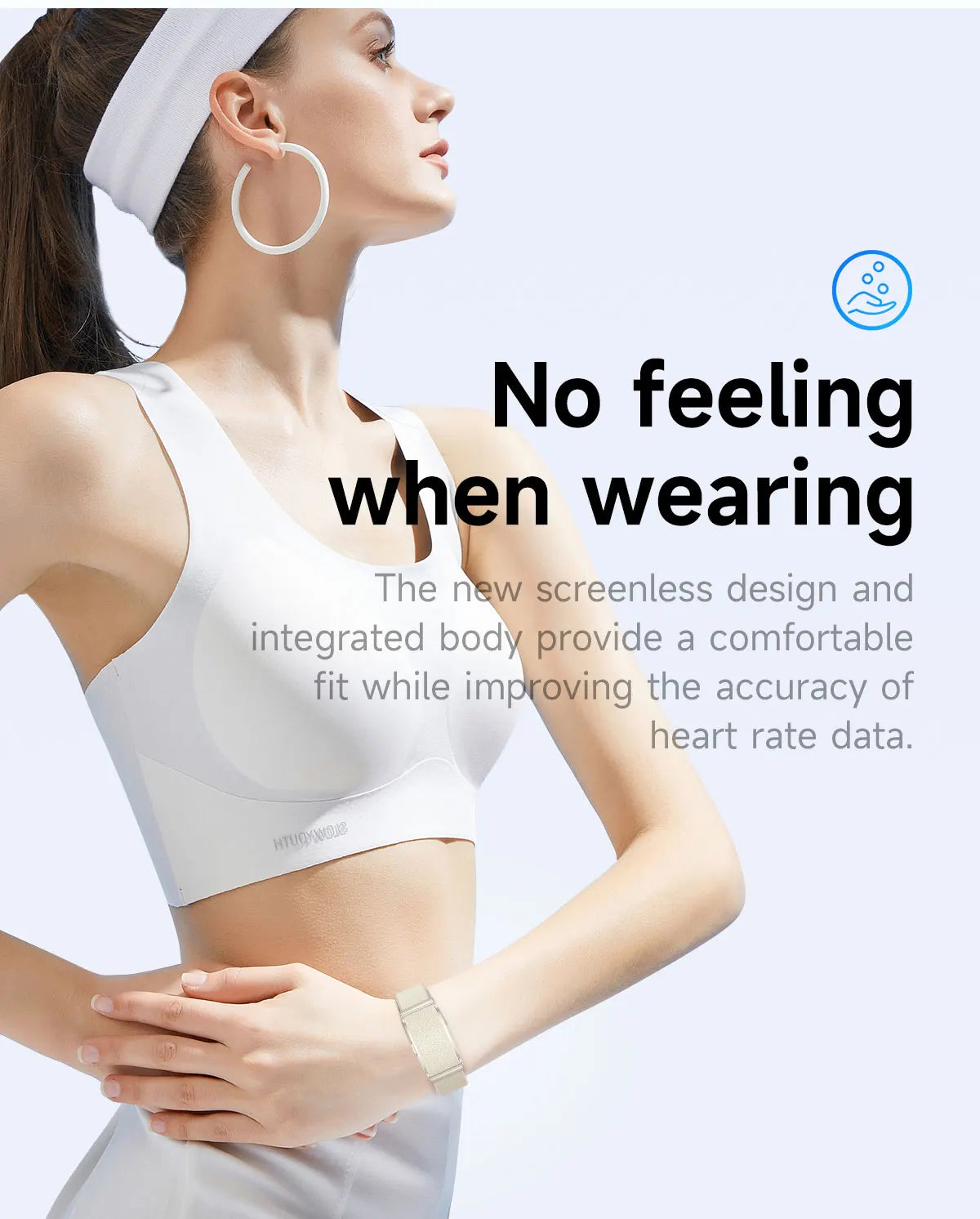 2025 New Screenless Smart Watch Men Sport Outdoors Fitness Tracker Heart Rate Monitor IP68 Waterproof Smartwatch For Andrio iOS